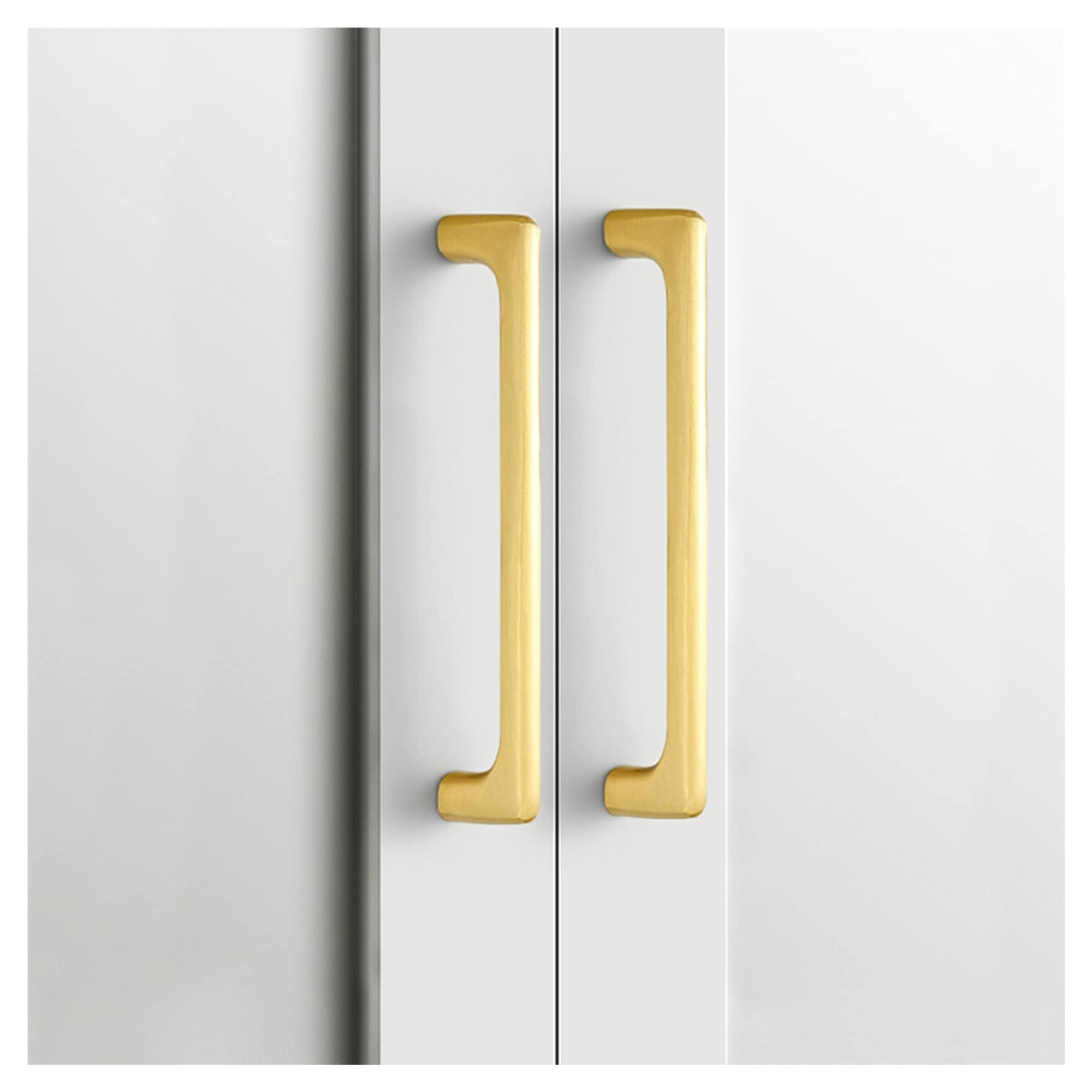 Poignées de meuble en laiton doré 160mm pour tiroir de cuisine et armoire