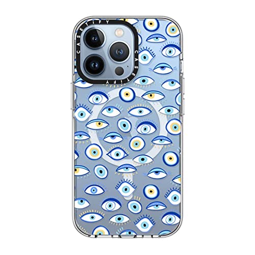 Coque transparente iPhone 13 Pro antichoc CASETiFY ne jaunit pas œil bleu - 2