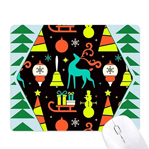 Tapis de souris Green Pine Tree sapin de Noël idéal cadeau de fêtes