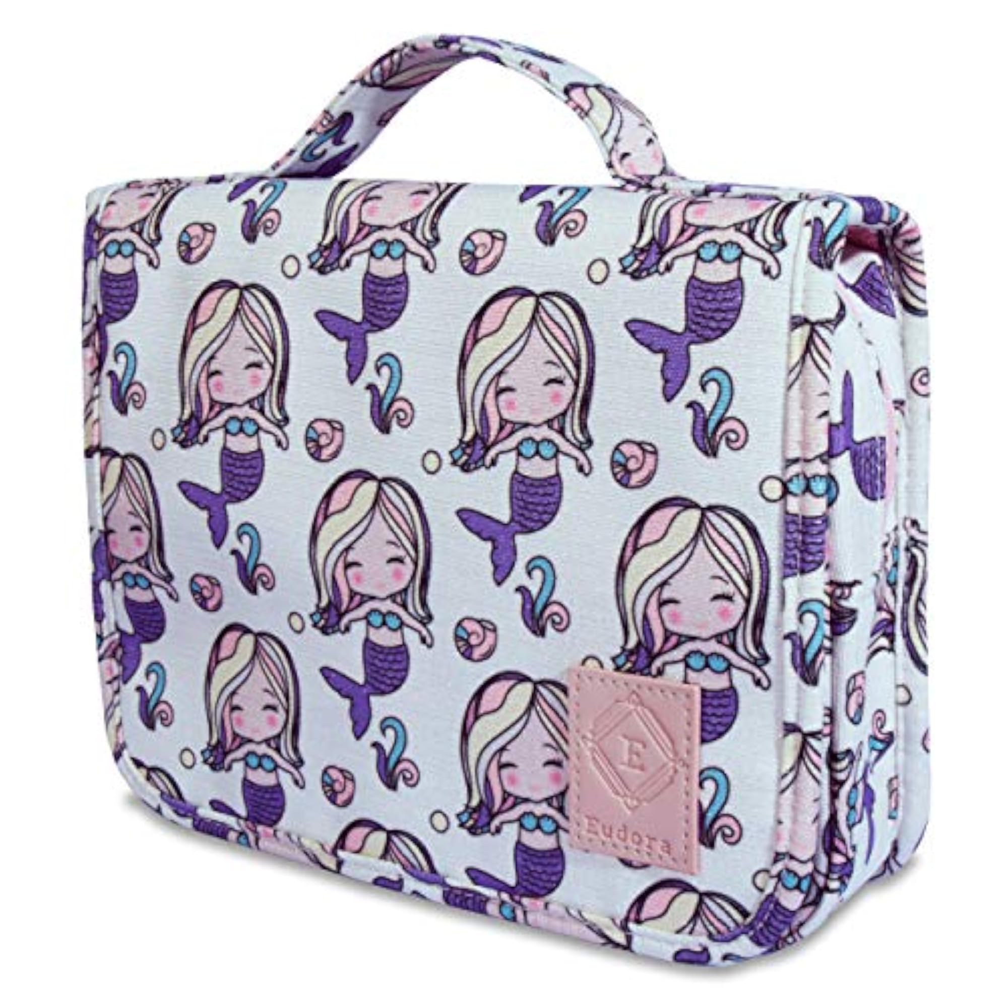 Pink Hanging Travel Toiletry Kit Bag, Compact Organizer