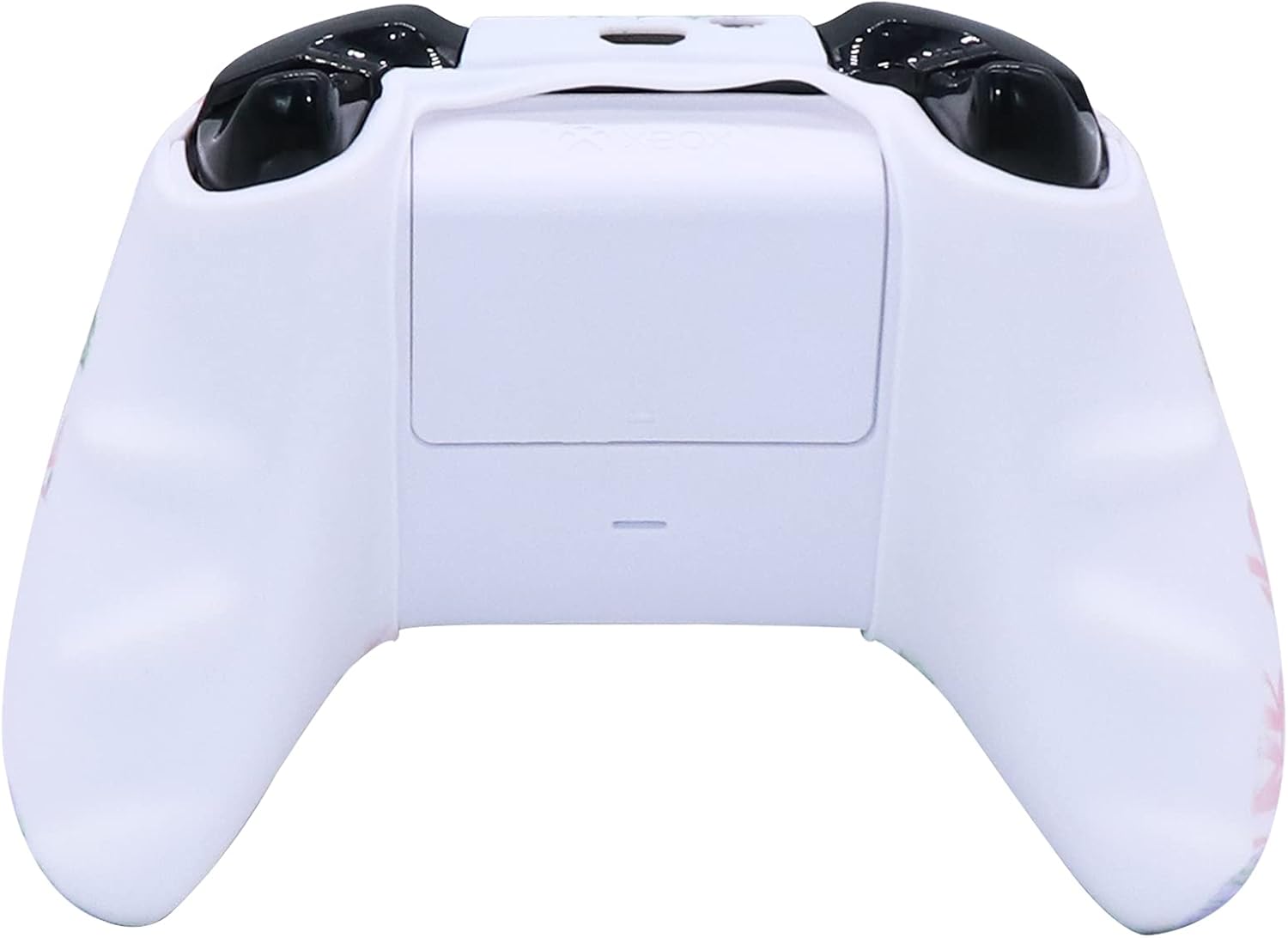 RALAN Pink Controller Skins for Xbox One, Silicone Controller Cover Skin Protector Compatible for Xbox Ones Controller (Pink Pro Thumb Grip x 2,Cat + Skull Cap &Cover Grip x 2) Blue Butterfly Pink - Image 3