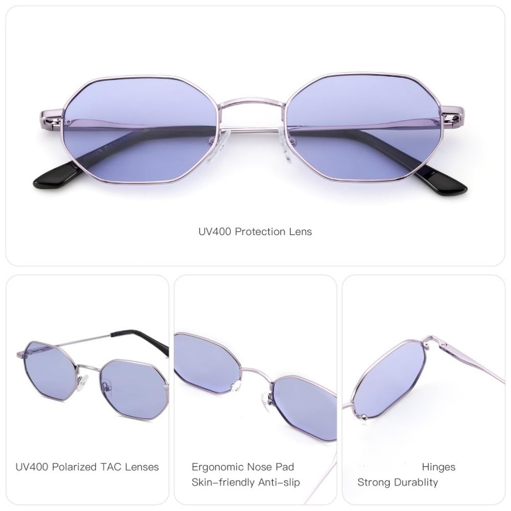 Gafas de sol polarizadas de metal UV400 para hombre, antirreflejos, ideales para conducir.