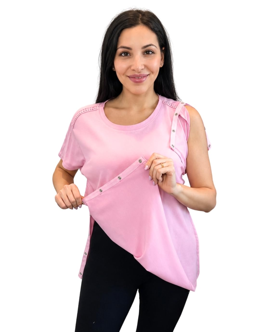 Inspired Comforts Post Shoulder Surgery Shirt for Women Full Tearaway Adaptive Clothing
