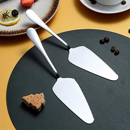 Cake Server, Kyraton Cake Cutter Pasta Pie Server, Cake Knife And Serving Set Pack of 2