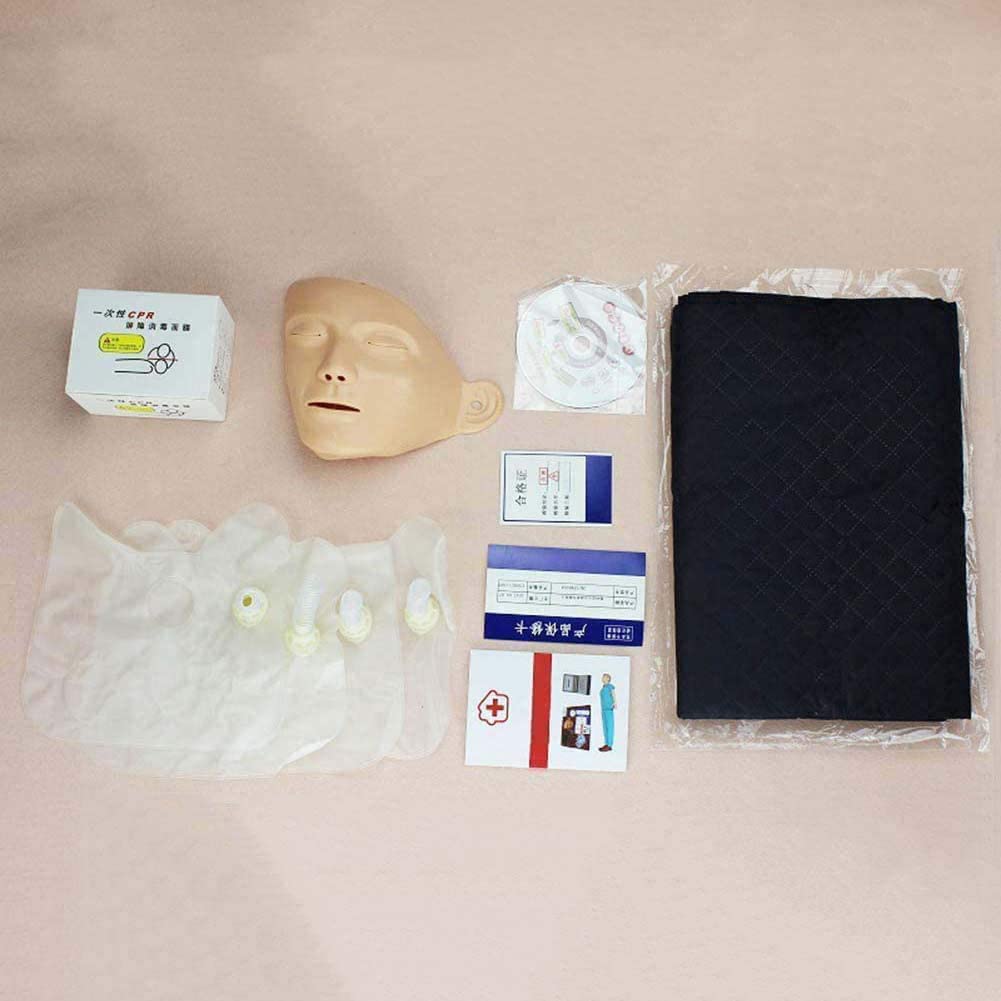 Maniquí de Entrenamiento de RCP con Accesorios médicos Modelo de Entrenamiento de compresiones torácicas para Entrenamiento médico, Modelo médico de Entrenamiento de Primeros Auxilios