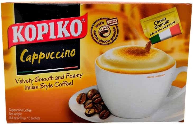 Kopiccino with Choco Granule - Instant Cappuccino flavor coffee (10 sachets)