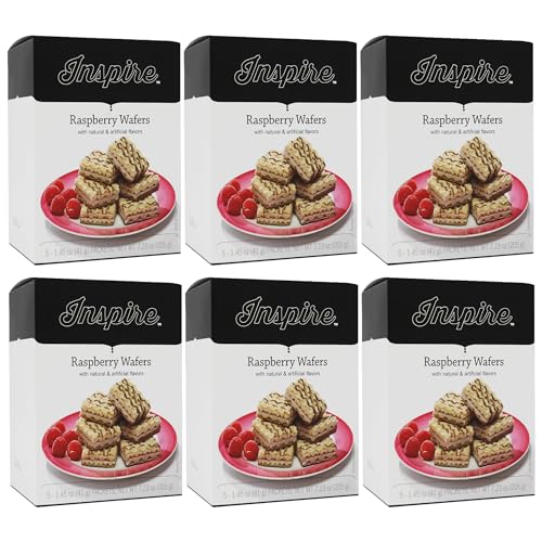 Inspire Square Protein Wafers by Bariatric Eating - Raspberry (6-Pack)