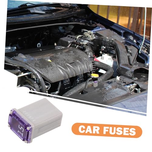 ULTECHNOVO Kit de 10 fusibles automotrices micro de 15 amperes color púrpura para reemplazo en autos, SUV y camiones miniatura 6
