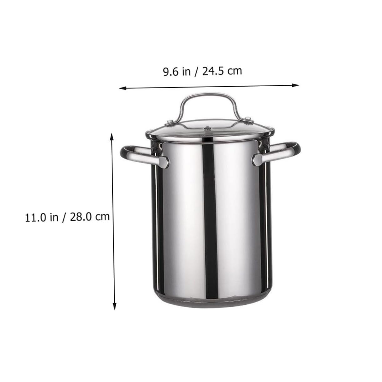 GLEAVI 1Set Tempura Frying Pot Stainless Steel Deep Fryer with Drainer Basket Multi Purpose Cooking Pot for Home Restaurant Use Compatible with All Stove Types Efficient Heat