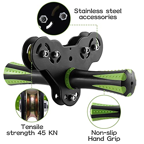 100 Foot Zip Line Kit for Kids and Adults, with Safe Spring Brake, 304 Stainless Steel Cable, Outdoor Zipline Toy for… - Image 6