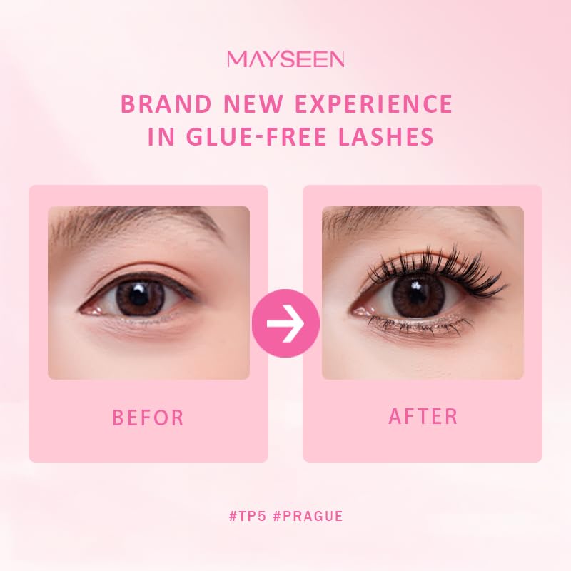 Amazon.com: MAYSEEN Soft Magnetic Eyelashes Kit, Natural