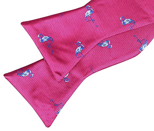 Image of Alizeal Mens 2pcs Solid Self-tied Bow Tie Set | Alizeal Mens 2pcs Self-tied Solid /Animal Bow Tie and Pocket Square Set Perfect for Wedding Business Formal Events