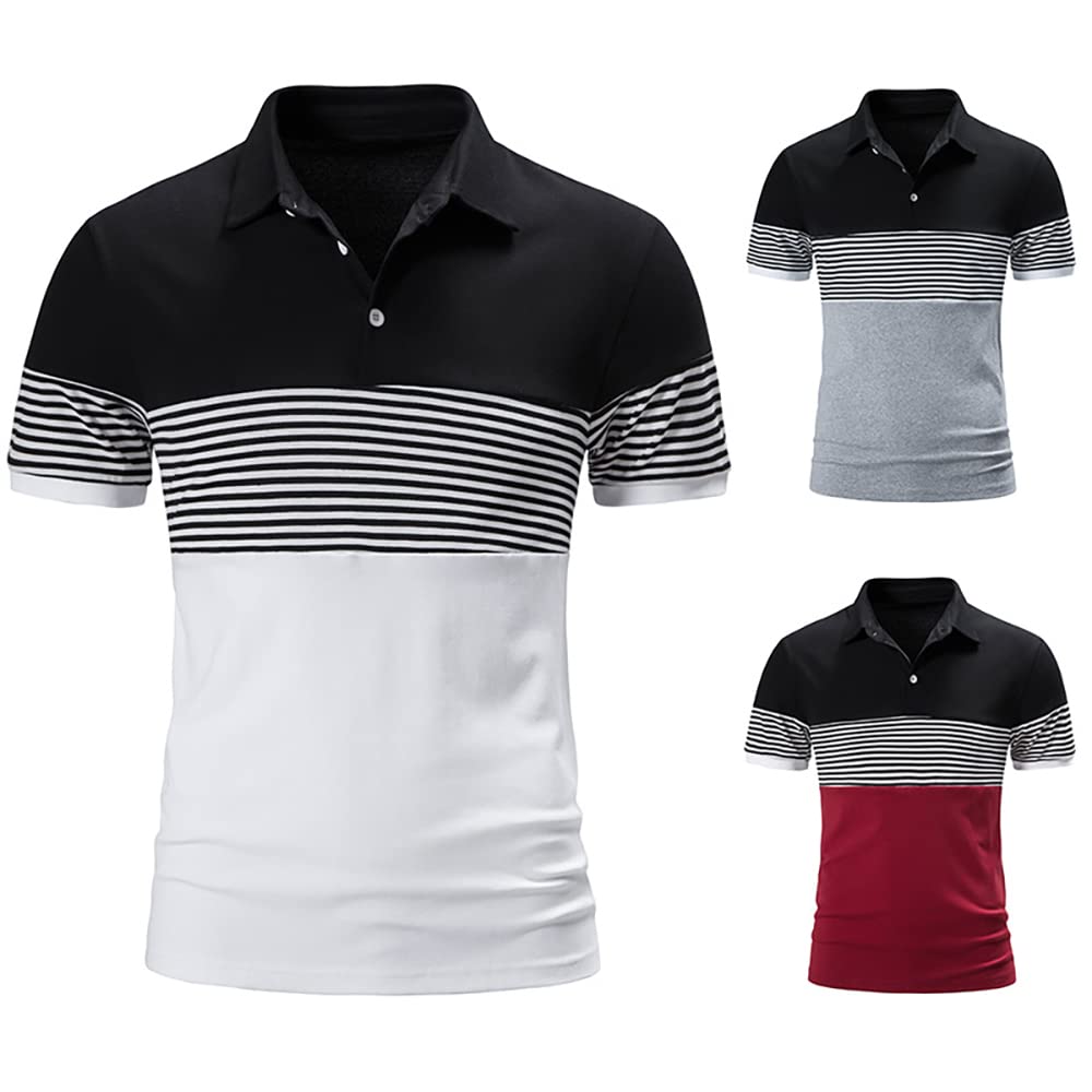 Polos de Manga Corta para Hombre, Camiseta de Tenis, Polo, Camisetas Deportivas de Golf