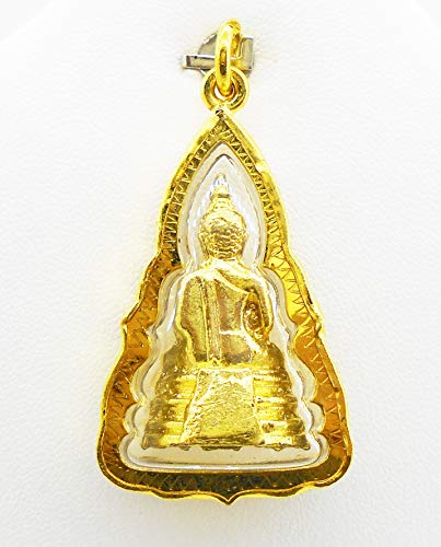 Phra Sothorn Pendant Charm Thai Buddha Amulet 22k Thai Baht Yellow Gold Plated Jewelry From Thailand3