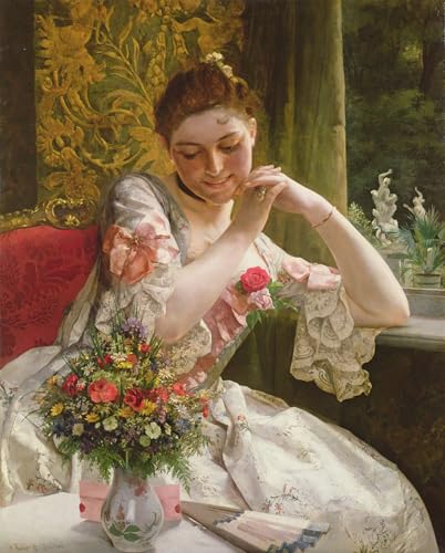 Poster le Bouquet d'Albert Raudnitz pour créer une ambiance sereine dans la chambre