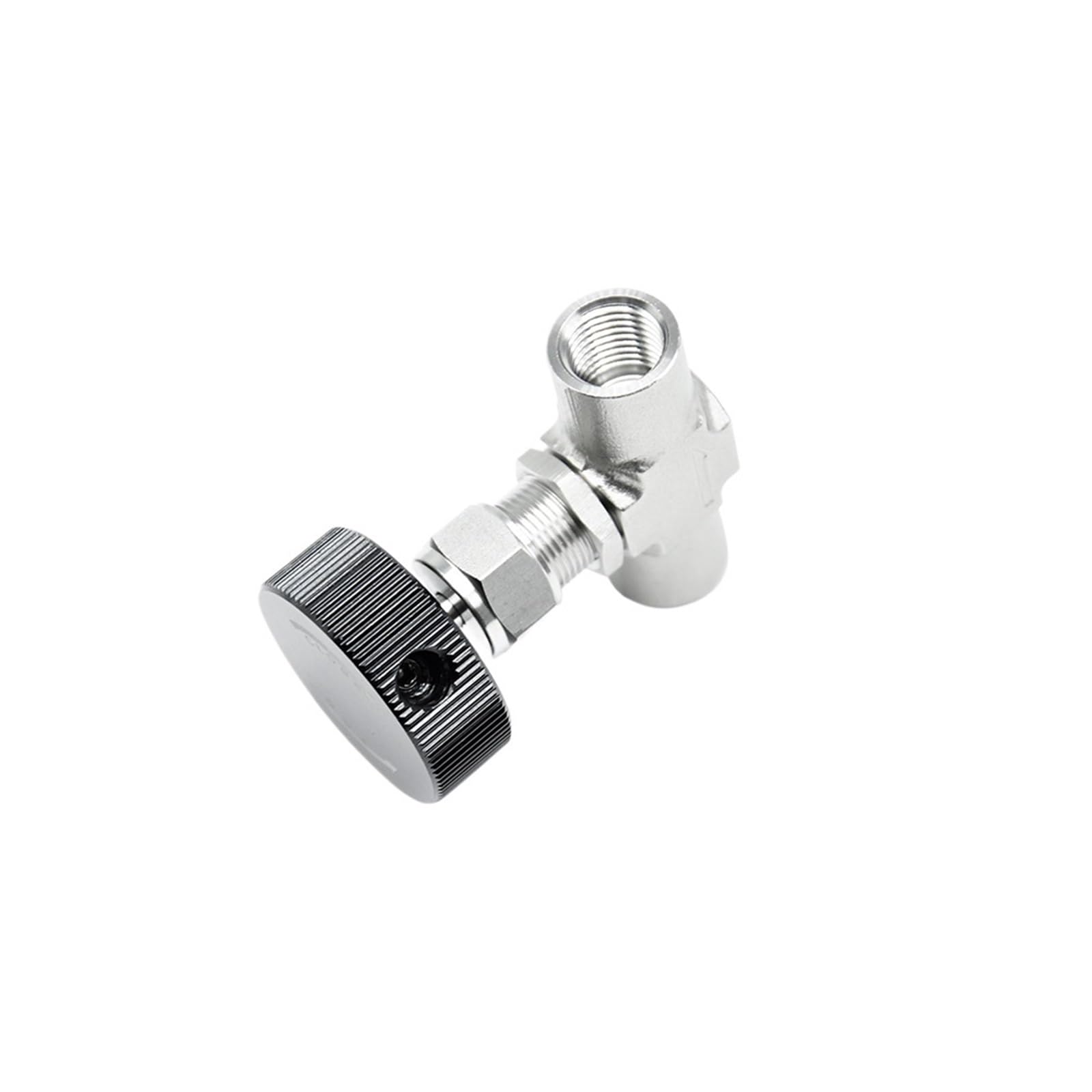 1 Uds 6000PSI Mini válvula de aguja de aire Gas de acero inoxidable NPT hembra encendido/apagado 1/8 ", 1/4", 3/8 ", 1/2", 3/4"(3/8")
