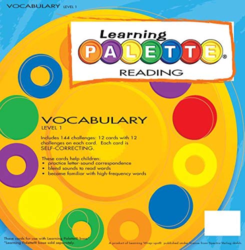 1st Grade Reading Learning Palette Vocabulary