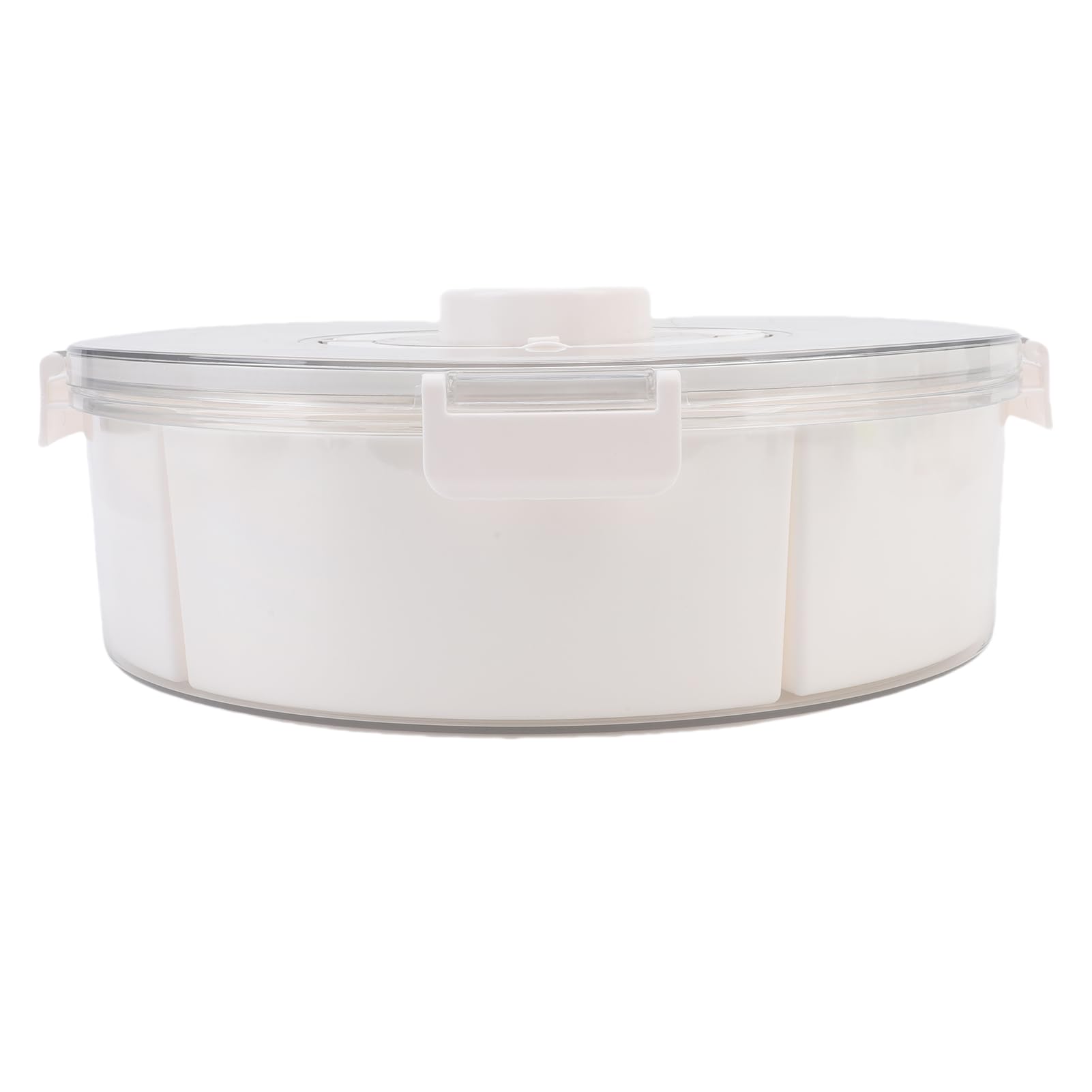 Jenngaoo Scatola Portasnack Sottovuoto, Vassoio Divisorio Ermetico con Coperchio 6 Scomparti Rimovibili per Frutta Noci Snack Intrattenimento Feste Picnic Famiglia Dimensioni 32.5x