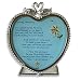BANBERRY DESIGNS Memorial Gifts - Heart Candle Holder in Loving Memory Poem - God Called Me to Heaven Swans and Floral Design - Approx. 4 Inch High