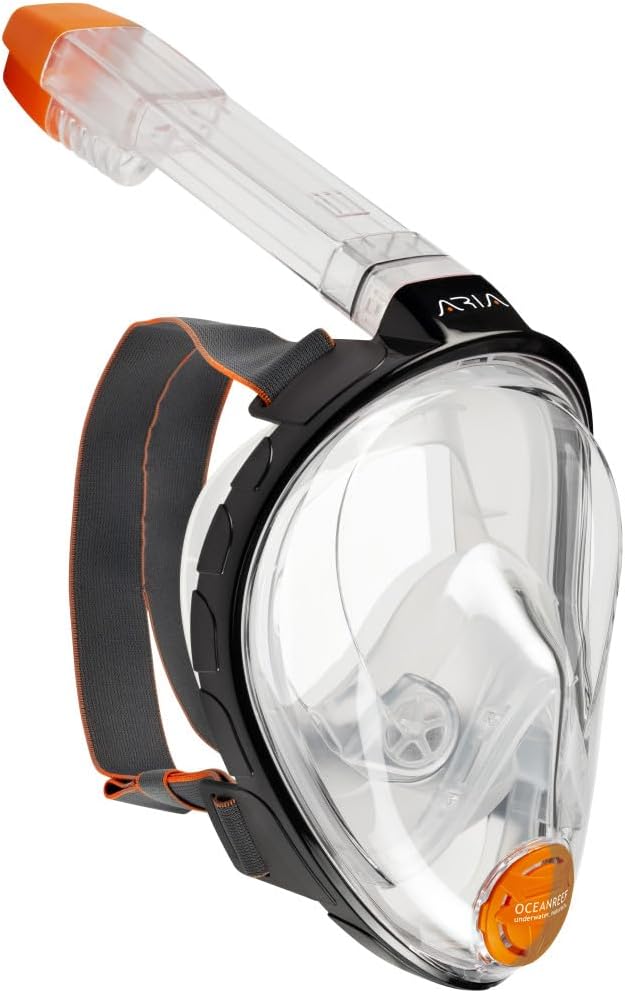OCEAN REEF - Aria Classic Full Face Snorkeling Mask & Duo II Travel Fins
