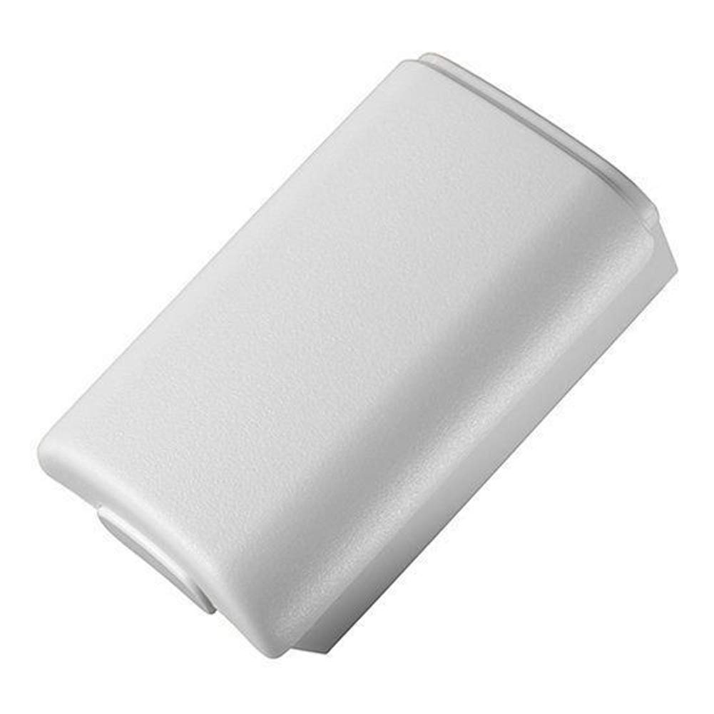 Gamer Gear Paquete de 2 fundas de batería para mando Xbox 360, cubierta trasera de repuesto para mando Xbox 360, puerta de batería blanca para mando Xbox 360, ligero y compacto