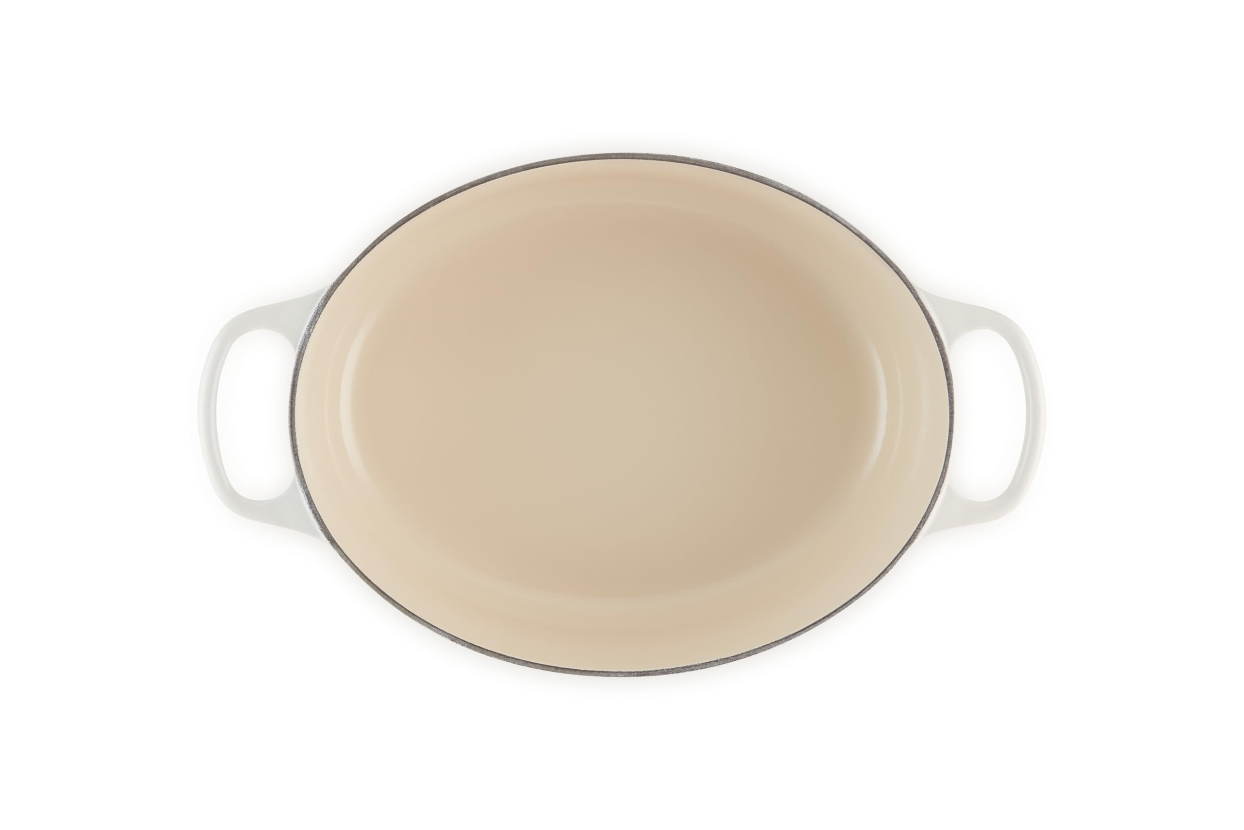 Le Creuset Signature Gusseisen-Bräter mit Deckel, Ø 29 cm, Oval, Für alle Herdarten und Induktion geeignet, Volumen: 4,7 l, 4,675 kg… – Ansicht 3