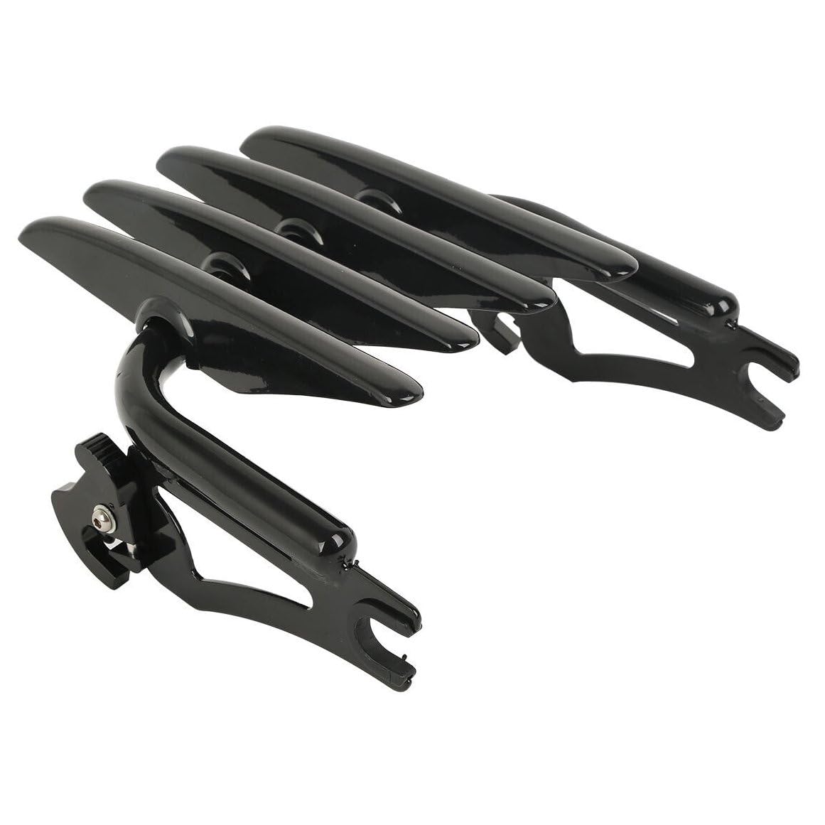GMLFO Black Detachable Luggage Rack Steel Rear Approx.2.8KG-Weight Grid test method to test adhesion-Processing Technology 3 BDSLRFHTRKG0 for Harley Davidson LZY0248