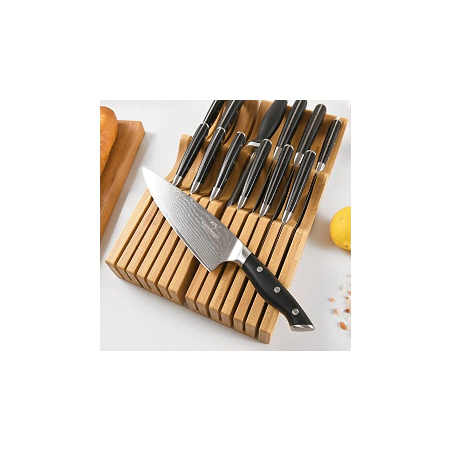 Kitchen-Knife-Set-14-Pieces-Damascus-Knife-Block-Sets-with-Bamboo-Knives-Drawer-Organizer-Perfect-for-Home-and-Chefs-Premium-Knife-Holder-Gift-for-Christmas-and-Housewarming NANFANG BROTHERS Kitchen Knife Set, 14 Pieces Damascus Knife Block Sets with Bamboo Knives Drawer Organizer, Perfect for Home and Chefs, Premium Knife Holder, Gift for Christmas and Housewarming