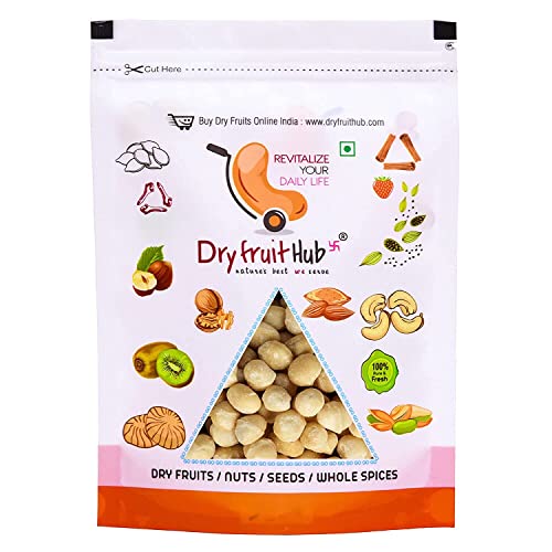 Image of Dry Fruit Hub Premium Macadamia Nuts Trial Pack 100gms Macademian Nuts, Macadamias,Macadamia Nuts Unshelled