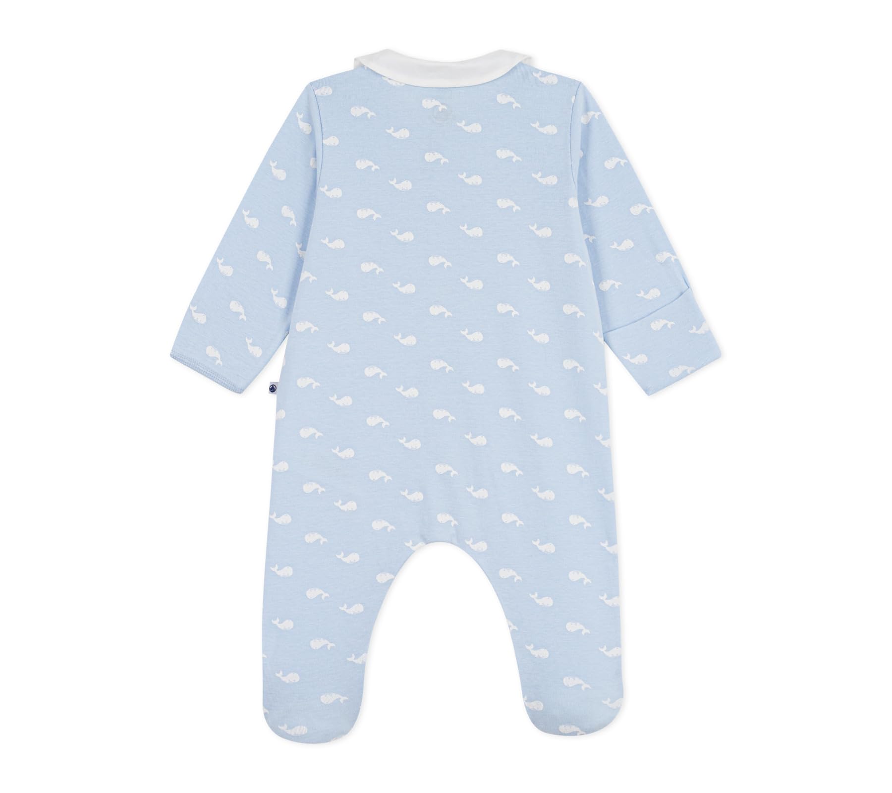 Petit Bateau Pyjama Bébé en Coton À Col Imprimé Baleine Bleu Blanc A0f2h01 Vêtements Nuit Mixte bébé (Lot de 1)