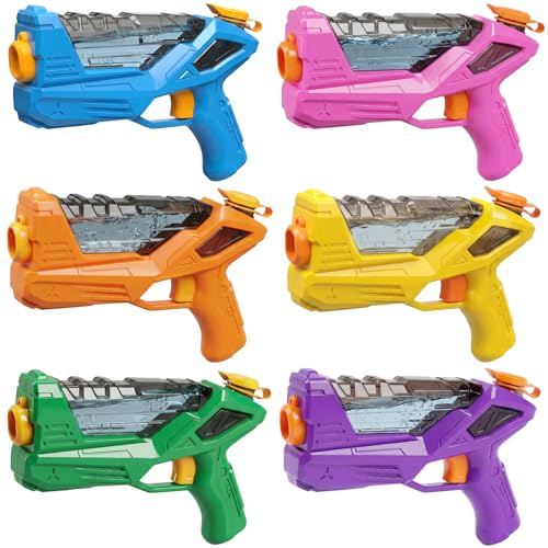 ZEBNYYA 6 Pack Water Guns