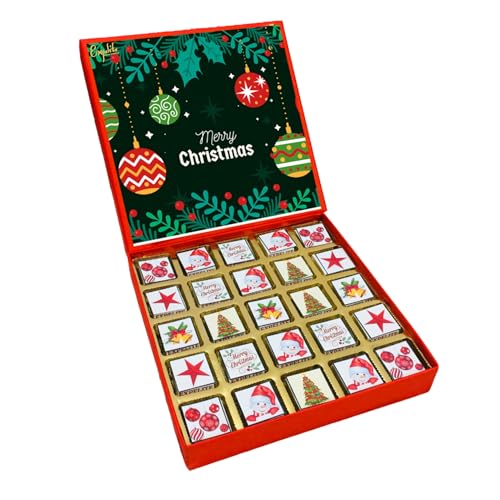 Image of Expelite Mery Christams And New Year Chocolate Gift For Girl Friend - 25 PC Happy Near Year Gift for Employees