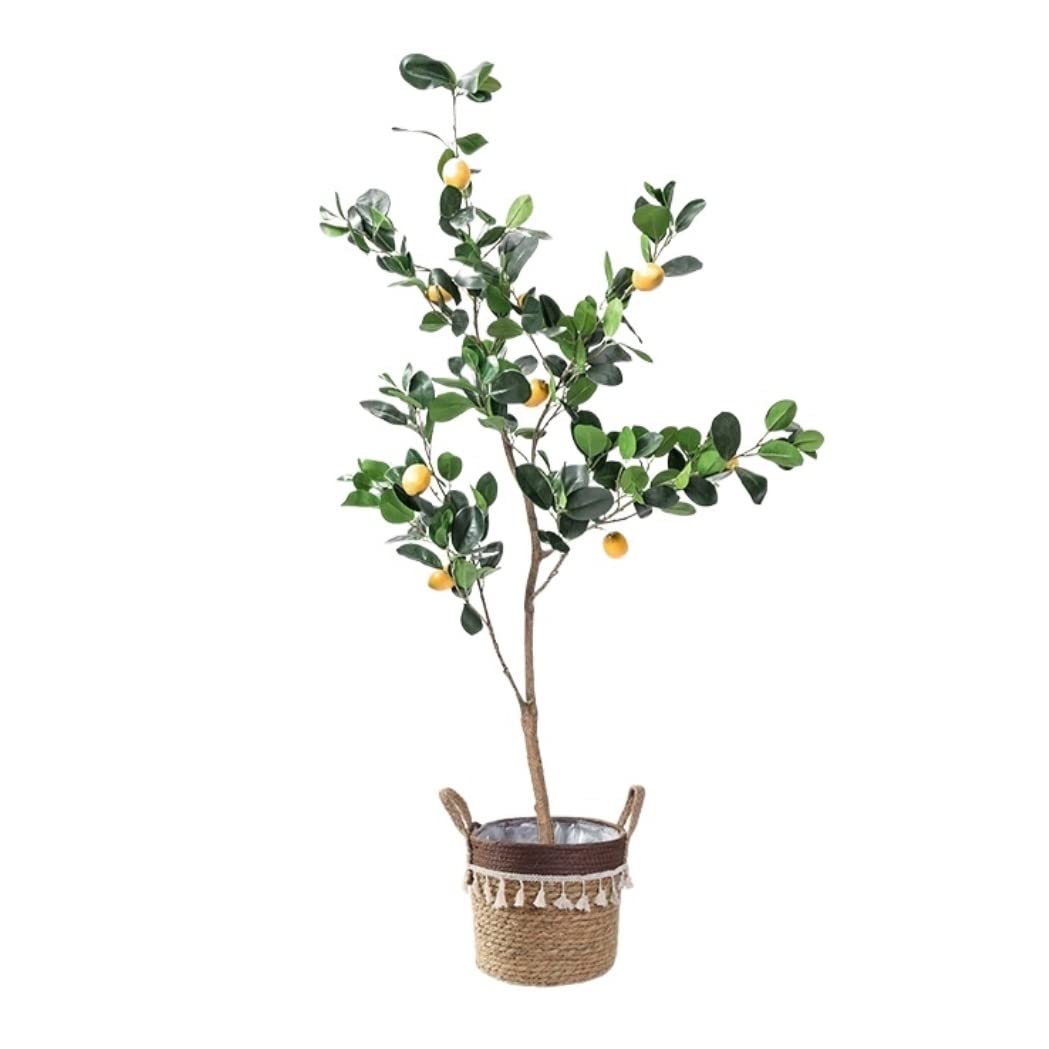 AYCDL Artificial Tree Plants Artificial Lemon Trees In Pots, Artificial Tree Fake Plant For Home House Office Garden Indoor Outdoor Decor Decoration Artificial Tree,B-140cm,A-140cm
