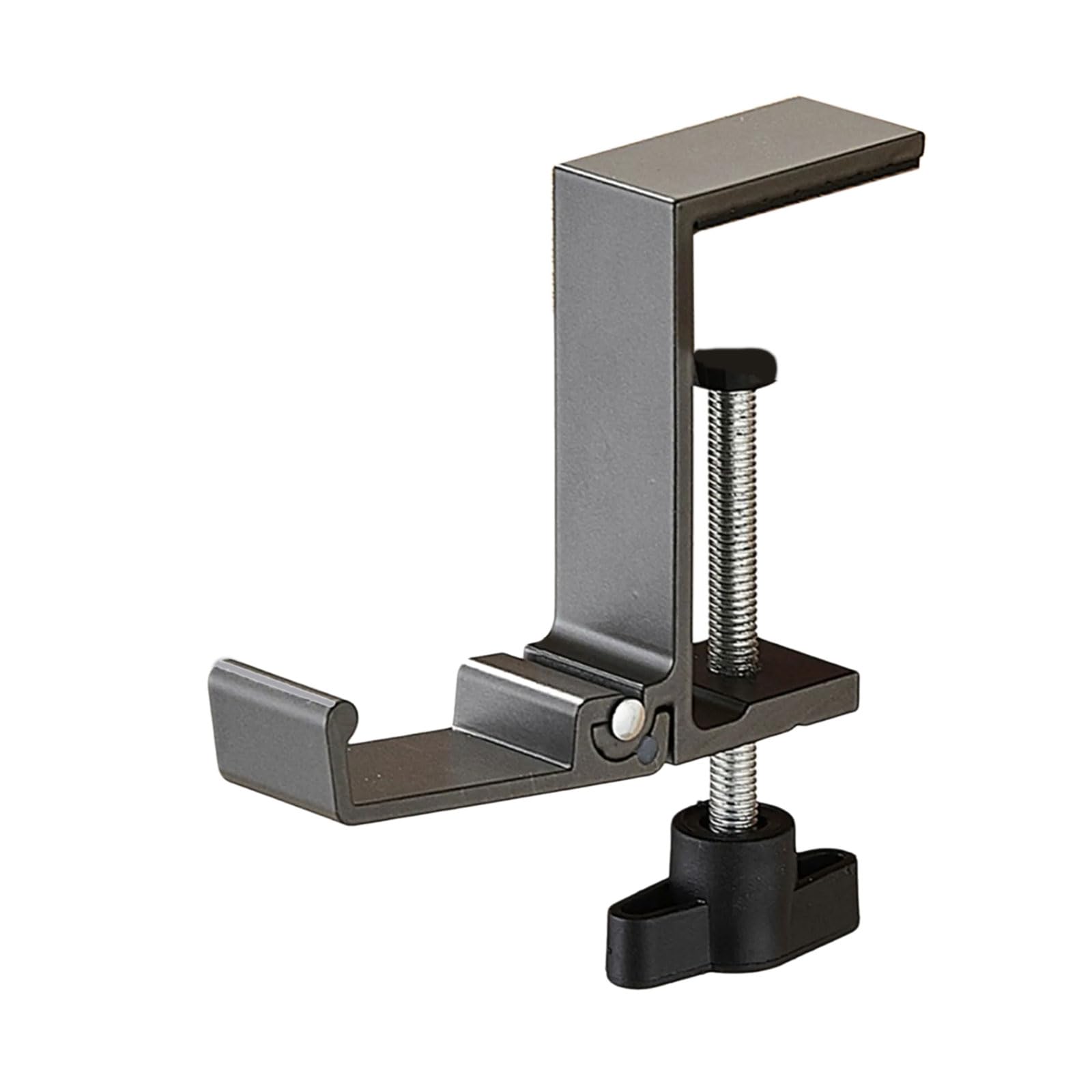 Bottone Multifunctional Foldable Headphone Hook Stand Builts with Metal Materials for Workspaces Cable Management Aluminum Alloy Headphone Holder