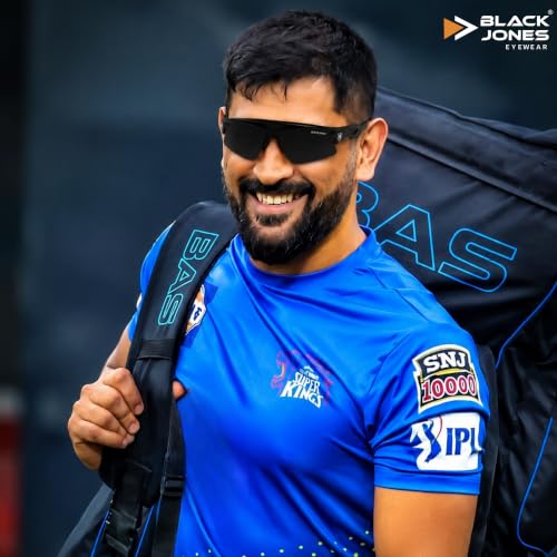 Image of Black Jones Sports Sunglasses for men and women Cycling Mountain Travelling Cricket Trekking Baseball Fishing Cycling Running Golf Motorcycle Tac Glasses UV400