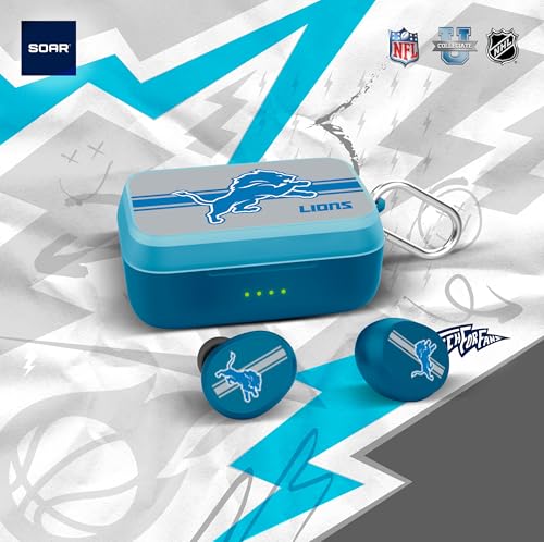 Image of SOAR NFL Wireless Sport Earbuds: Comfortable Fit & Convenient Charging