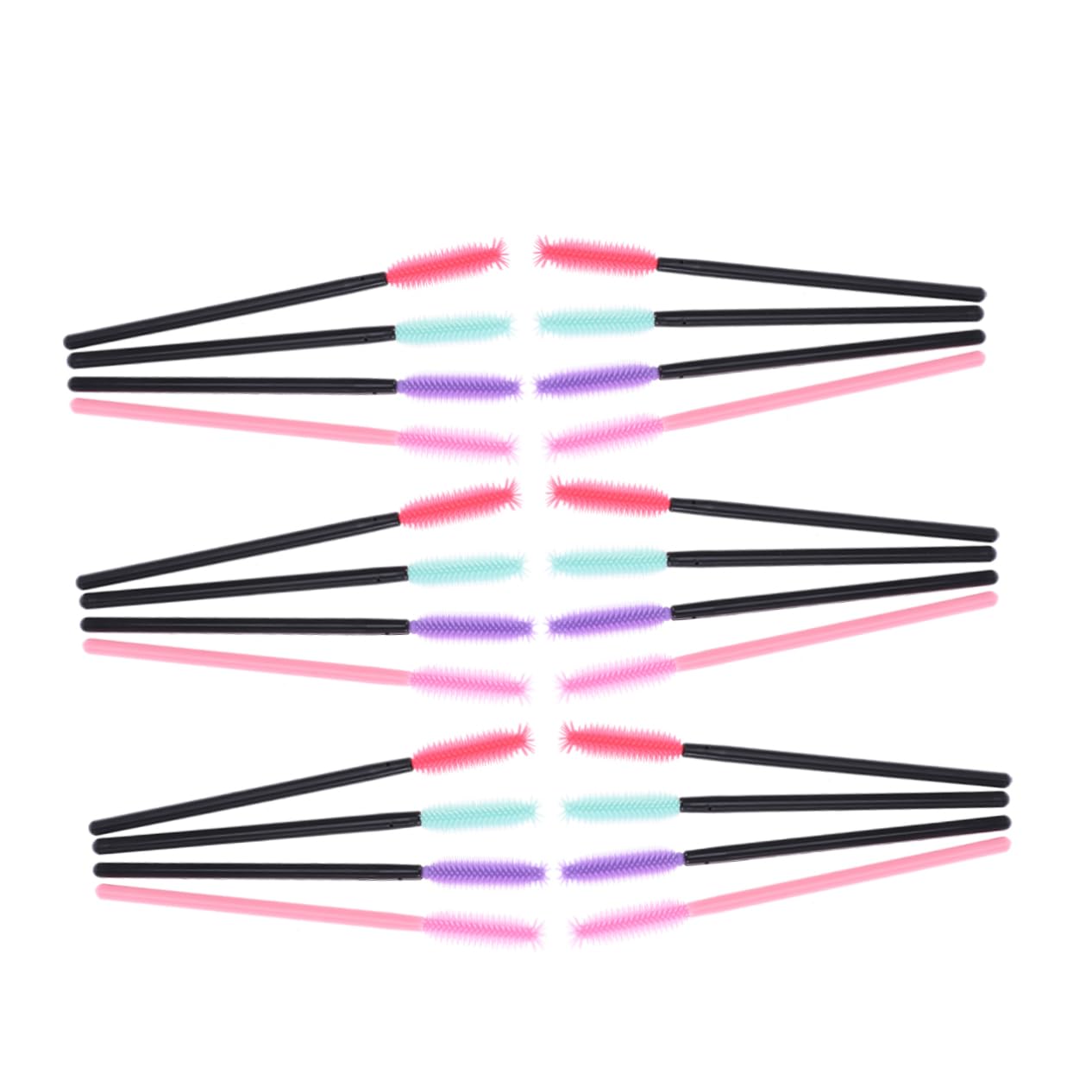 FOYTOKI 200pcs Professional Eyelash Wands Lash Applicator Tool for False Lashes