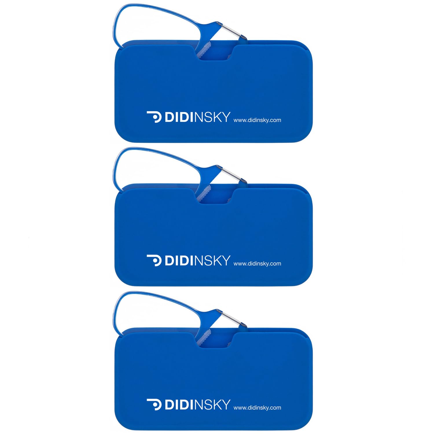 DIDINSKY Moma Occhiali da Lettura Senza Aste, Anti Luce Blu | Design senza aste, piatto da tasca · Per leggere da vicino · Anti luce blu · Ingrandimento +1.0 a +3.0 · Custodia inclusa