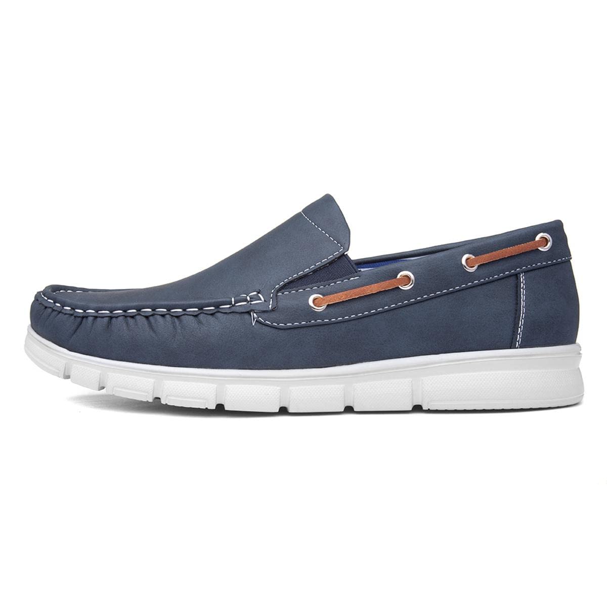 Declan Mens Navy Boat Shoe