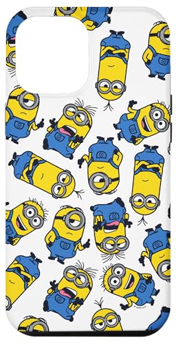 Installazione facile Minions Different Emotions Minions Pattern Logo Custodia per iPhone 12 Pro Max