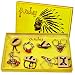 YO-HAPPY Butebuy Set di Puzzle in Filo Metallico in Legno IQ Mind Rompicapo Link Unlock Interlock