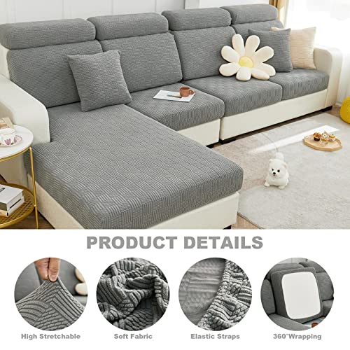 Housse de coussin extensible pour éliminer les plis sur canapé L - 6