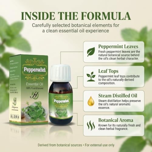 Aceite Esencial de Menta Herboganic 1 oz miniatura 2