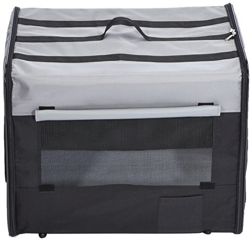 Karlie Smart Top Plus Faltbox, 64 x 46 x 53 cm, schwarz/grau