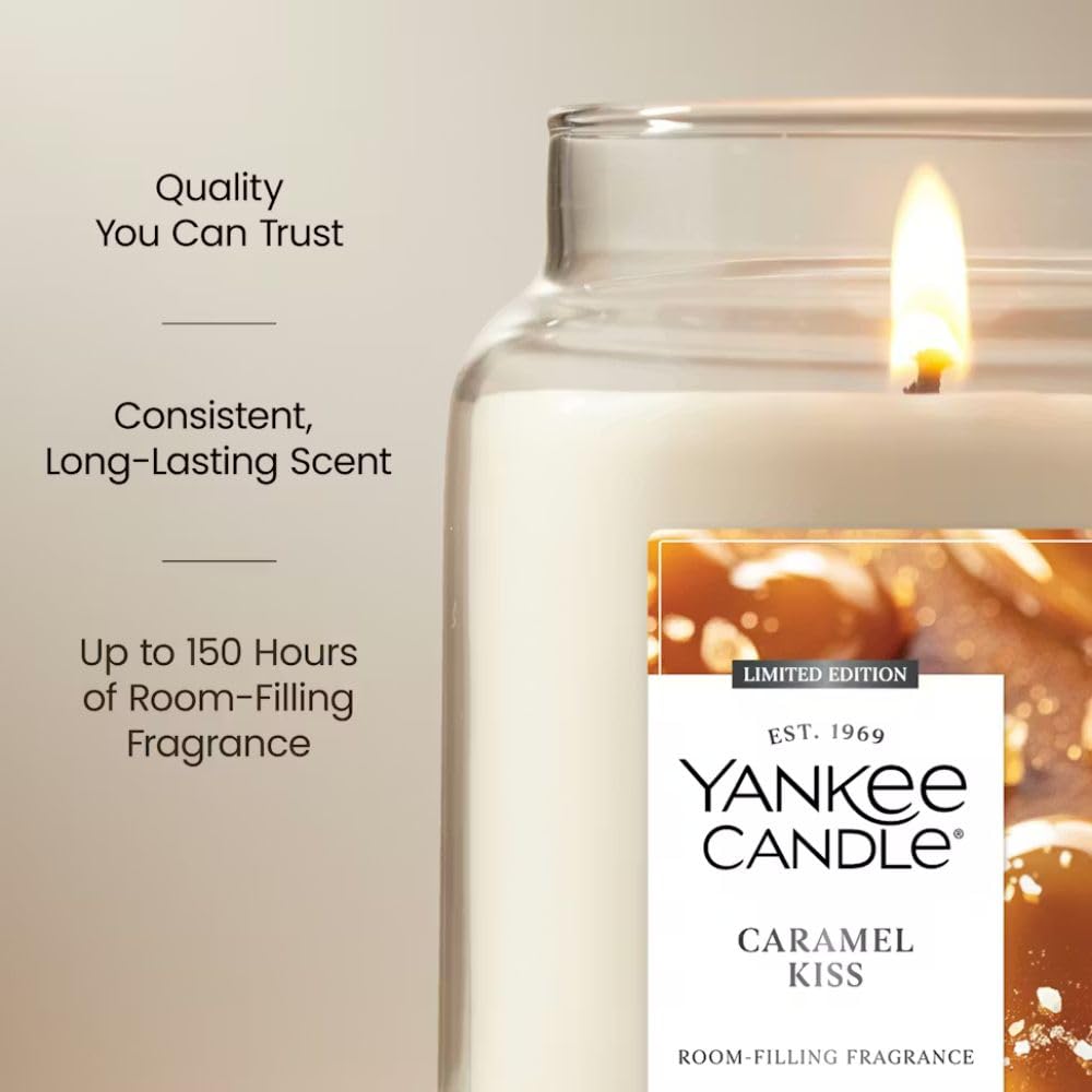 Yankee Candle® Caramel Kiss Großes Glas 623g