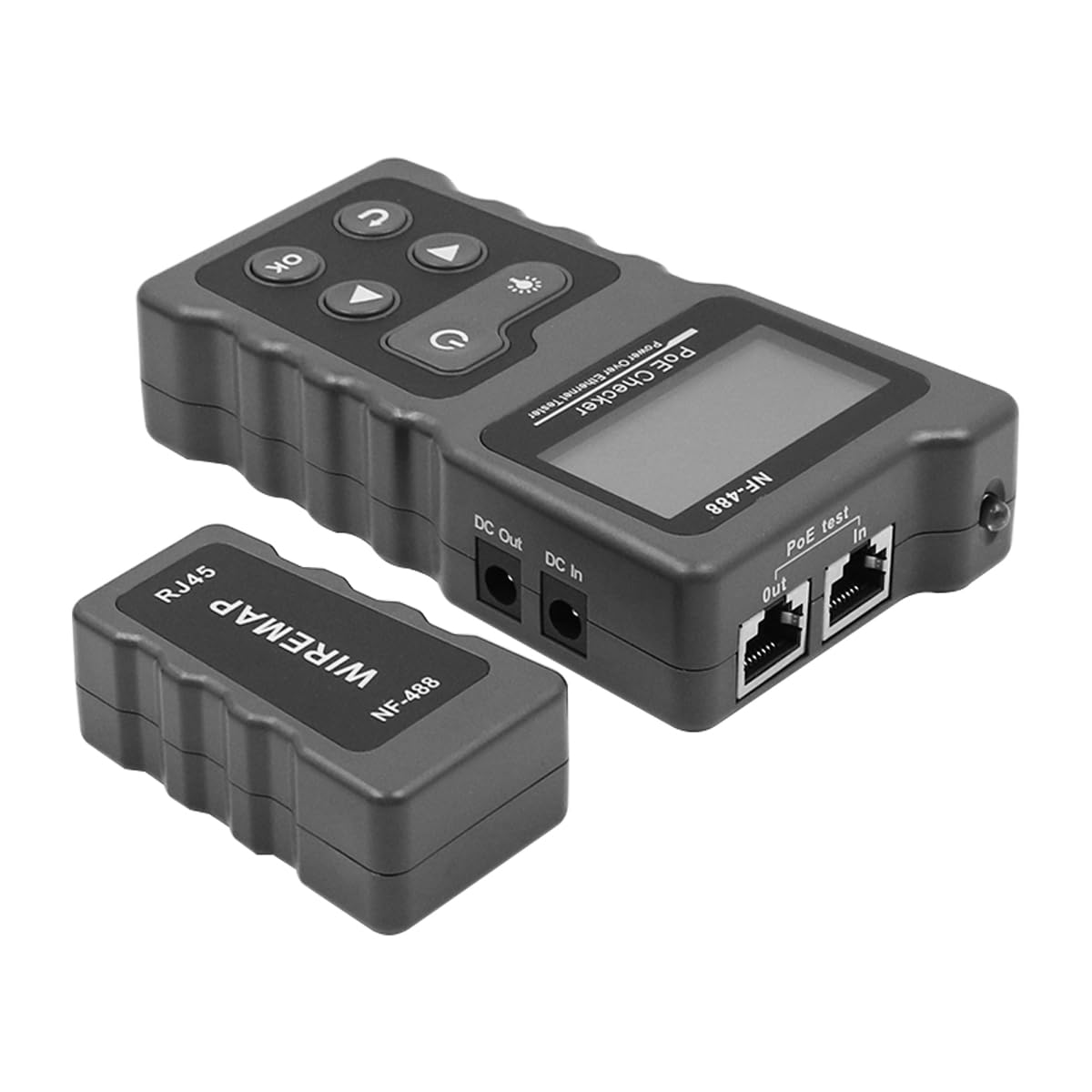 Testeur de réseau Testeur Ethernet Testeur Rj45 avec écran LCD pour l'identification Automatique du Test de Puissance de Boucle de Charge de Tension POE