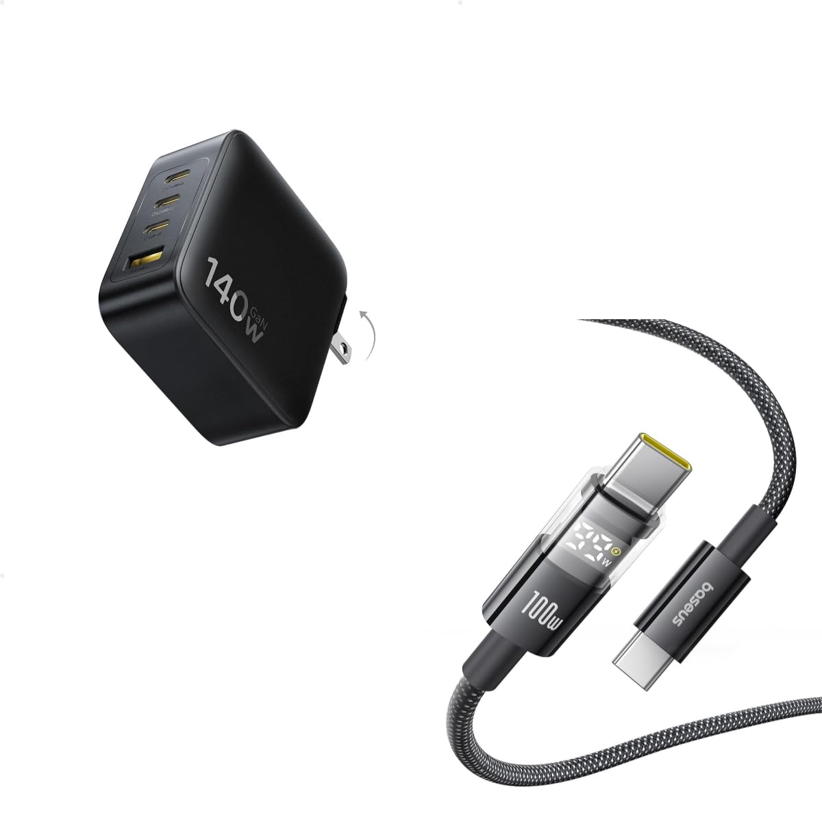 MacBookアクセサリー HyperJuice 140W PD3.1 USB-C Charger HyperJuice 140W USB-C Charger – Travel-Ready & Powerful