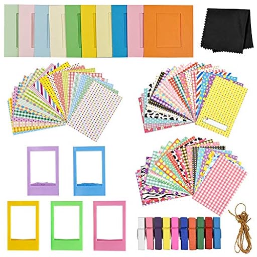 Accesorios para Fujifilm Instax Mini 9/8+/8: 60 Marcos de Pegatinas, 10 Marcos de Papel, 5 Marcos de Cuadros de Plástico, 10 Clips Colgantes con Cordón, 1 Paño de Microfibra | Ya disponible en tu tienda friki favorita! En mundofriki.es! Accesorios para Fujifilm Instax Mini 9/8+/8: 60 Marcos de Pegatinas, 10 Marcos de Papel, 5 Marcos de Cuadros de Plástico, 10 Clips Colgantes con Cordón, 1 Paño de Microfibra | Ya disponible en tu tienda friki favorita! En mundofriki.es!