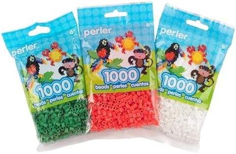 Perler 83-99791 - Paquete de 3 bolsas de cuentas de fusibles, 5,07 mm x 4,77 mm,