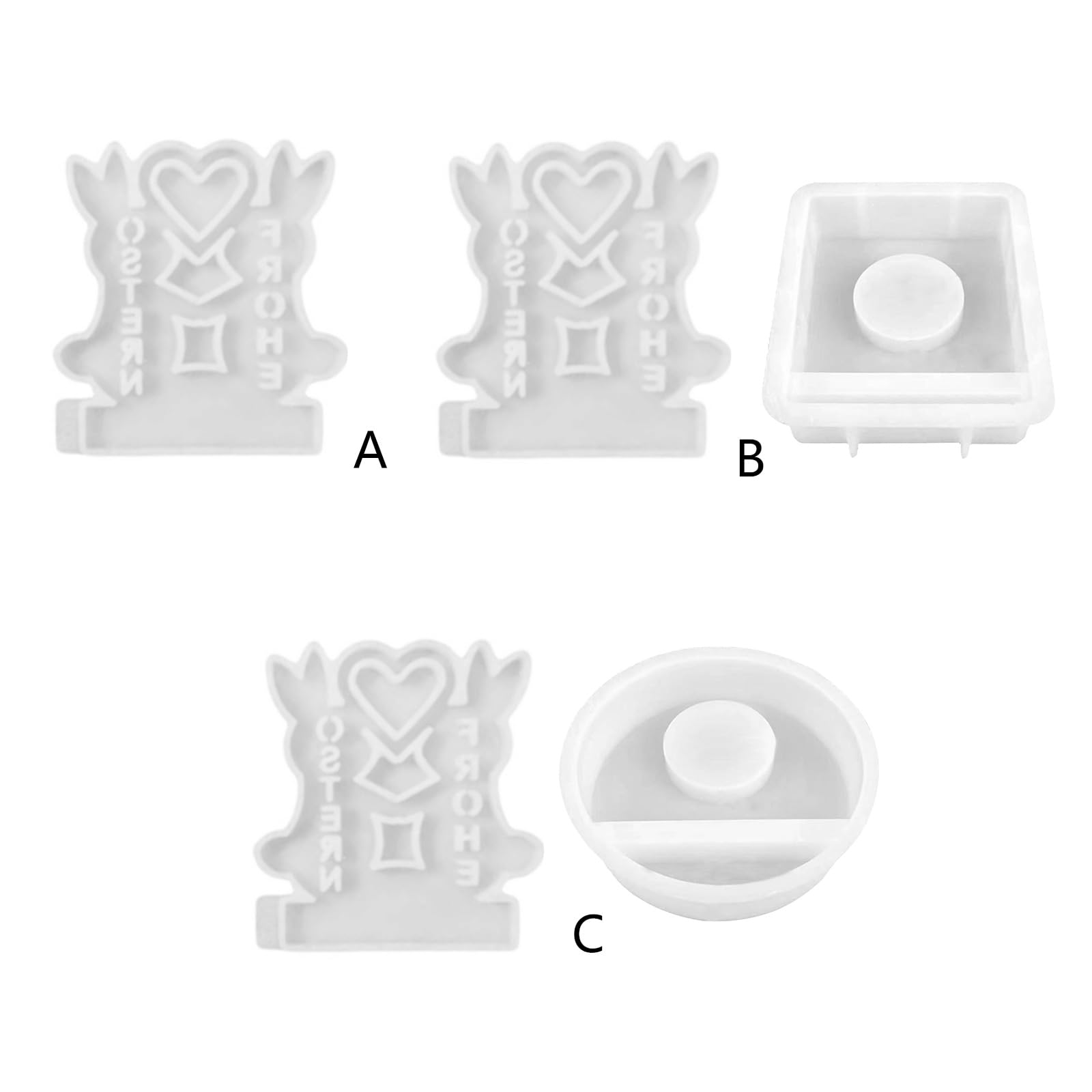 Amazon.co.jp: FLSINF（フルシンフ） イースターキャンドルホルダー型